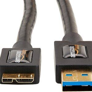 Amazon Basics USB‎ 3.0 Charger Cable - A-Male to Micro-B - 3 Feet (0.9 Meters)